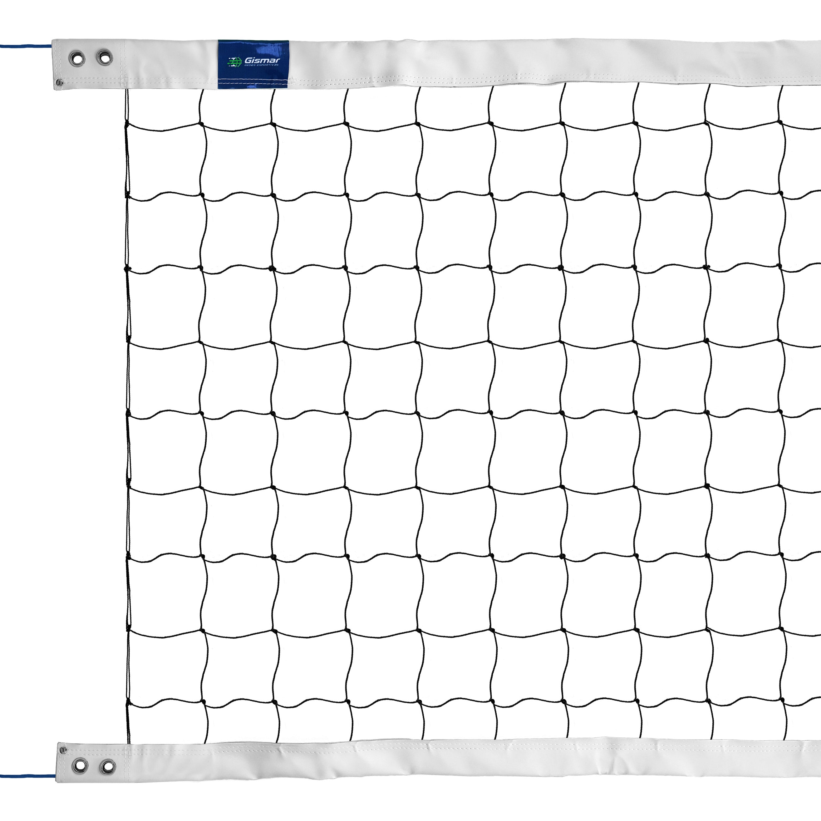 Rede de Vôlei Profissional 2 Faixas de PVC - Gismar Redes