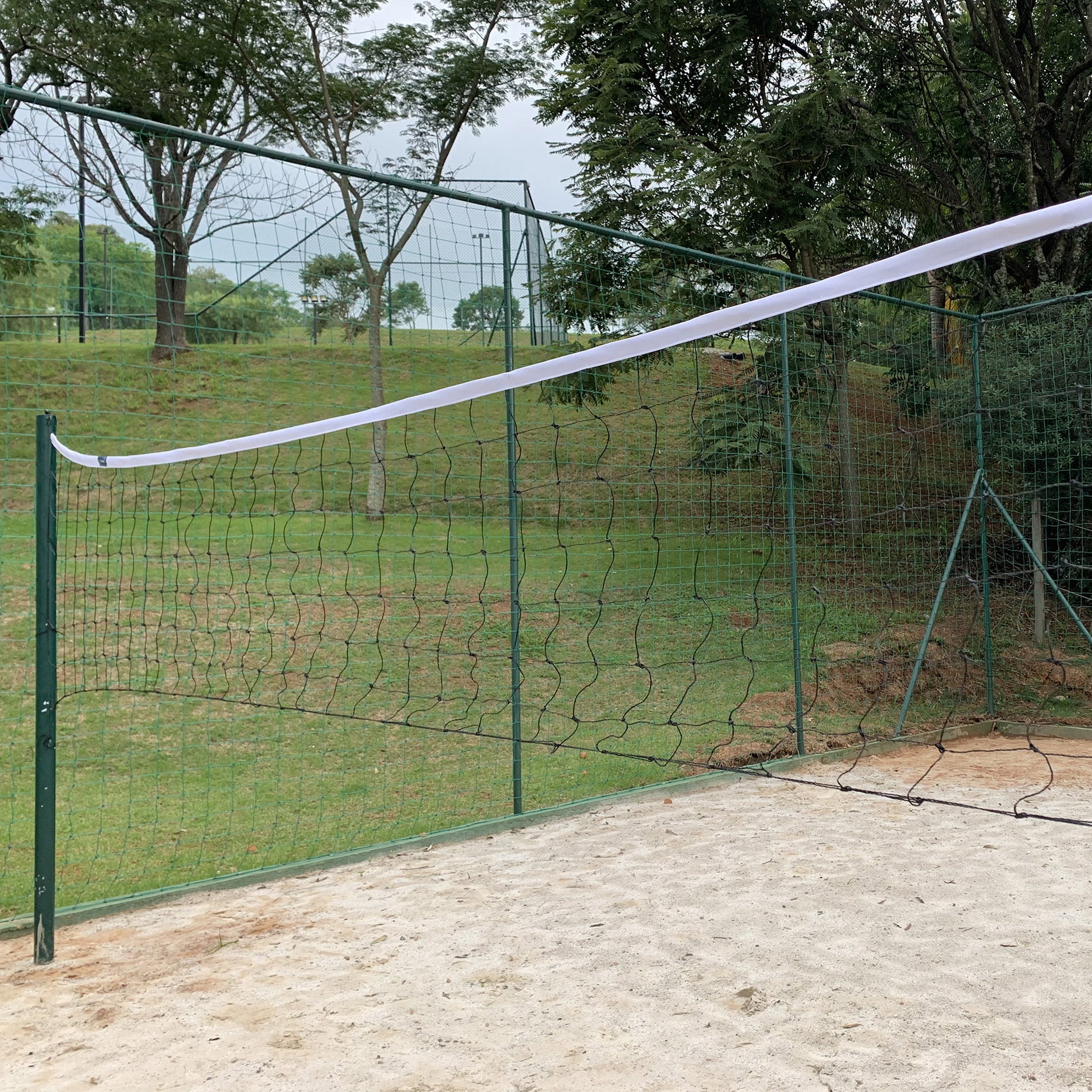 Rede de Vôlei 9,5m com 1 Faixa Sintética - Gismar Redes