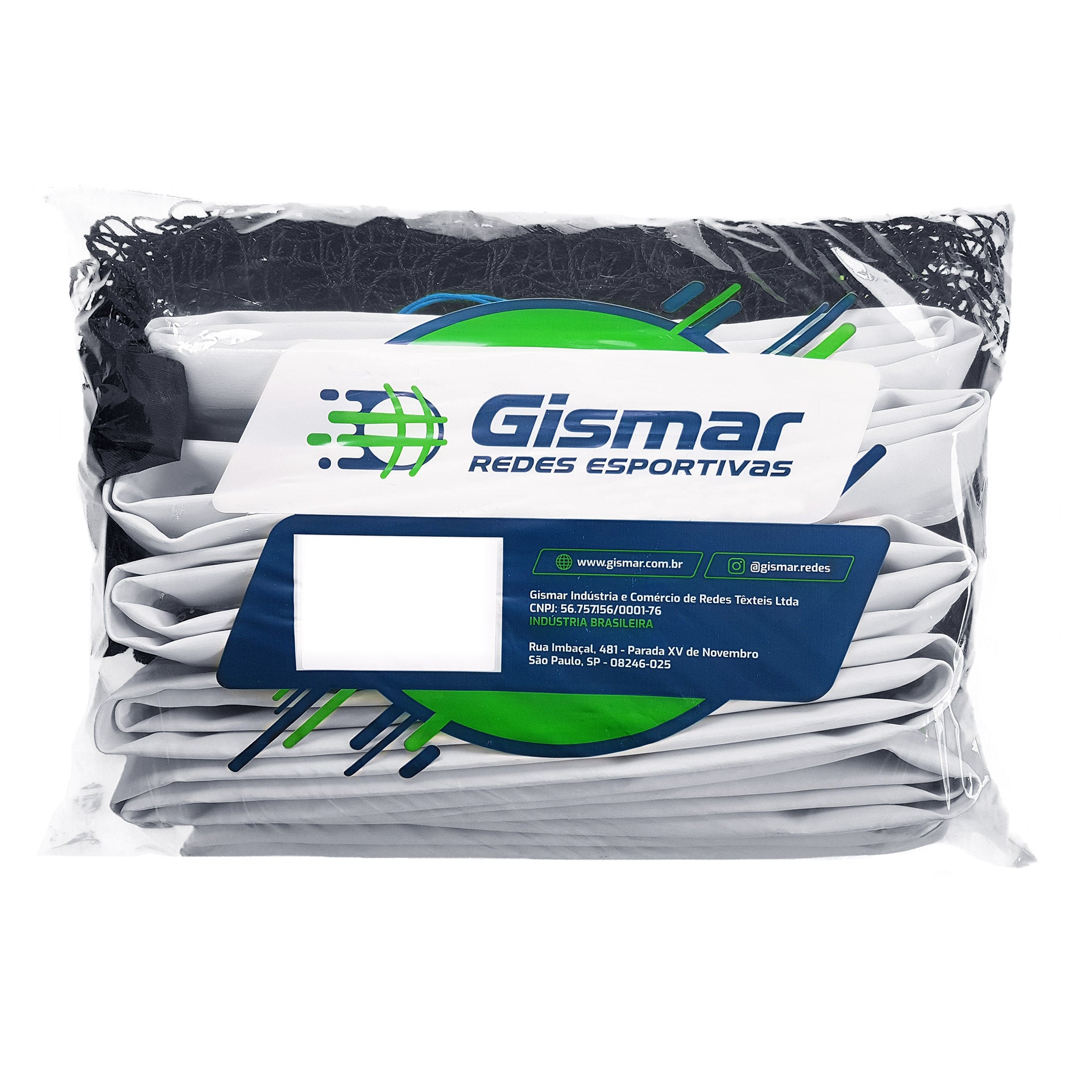 Rede de Vôlei Profissional 4 Faixas de PVC Malha 5cm - Gismar Redes