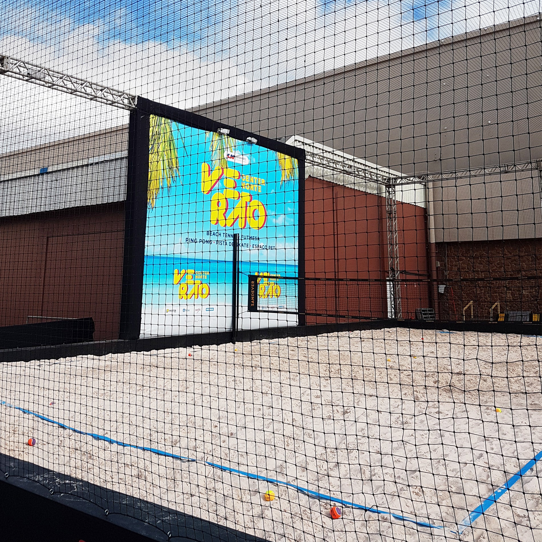 Rede de Proteção Esportiva para Tênis e Beach Tennis - Nylon - Gismar Redes