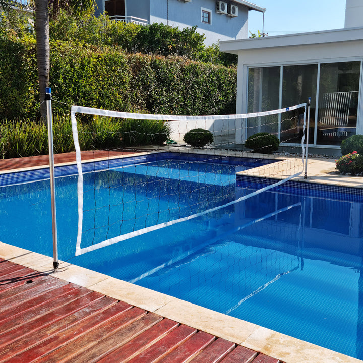 Rede de Biribol Vôlei de Piscina 4 Faixas - Gismar Redes