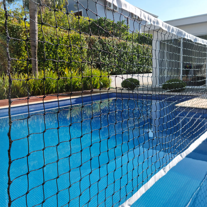 Rede de Biribol Vôlei de Piscina 5 Metros Malha 5cm 2 Faixas Branca - Gismar Redes