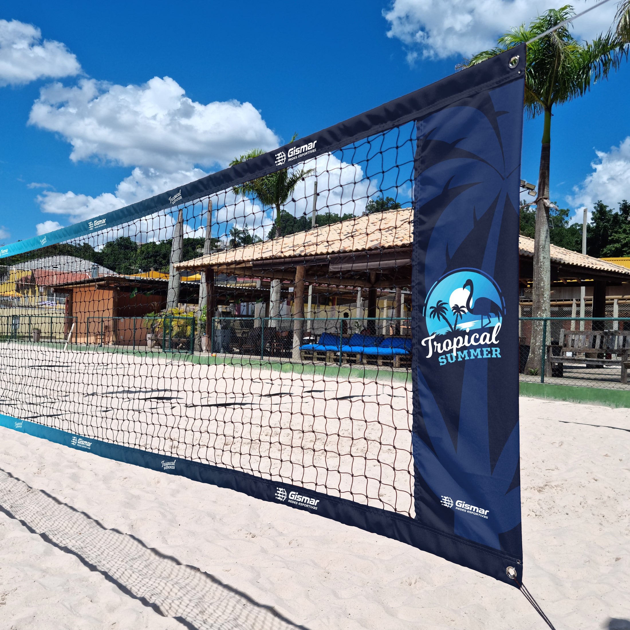 Rede Vôlei de Praia Premium Personalizada - Gismar Redes