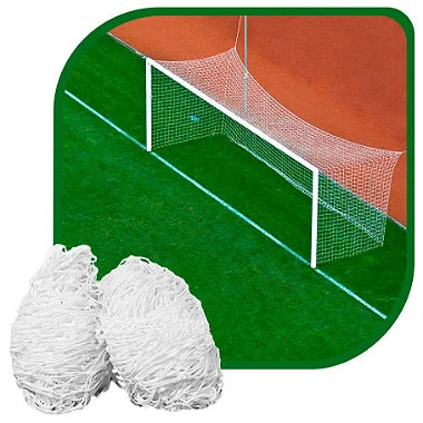 Par de Rede para Trave, Gol Futebol de Campo Nylon Caixote - Gismar Redes