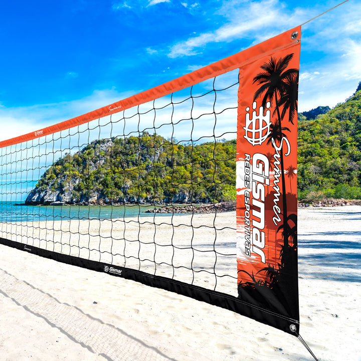 Rede de Futevôlei Oficial Summer Orange Sunset - Gismar Redes