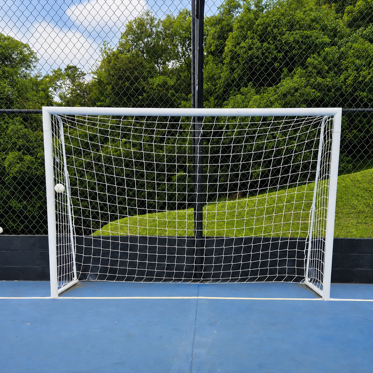 Par de Rede para Trave, Gol Futsal, Futebol de Salão Seda Caixote