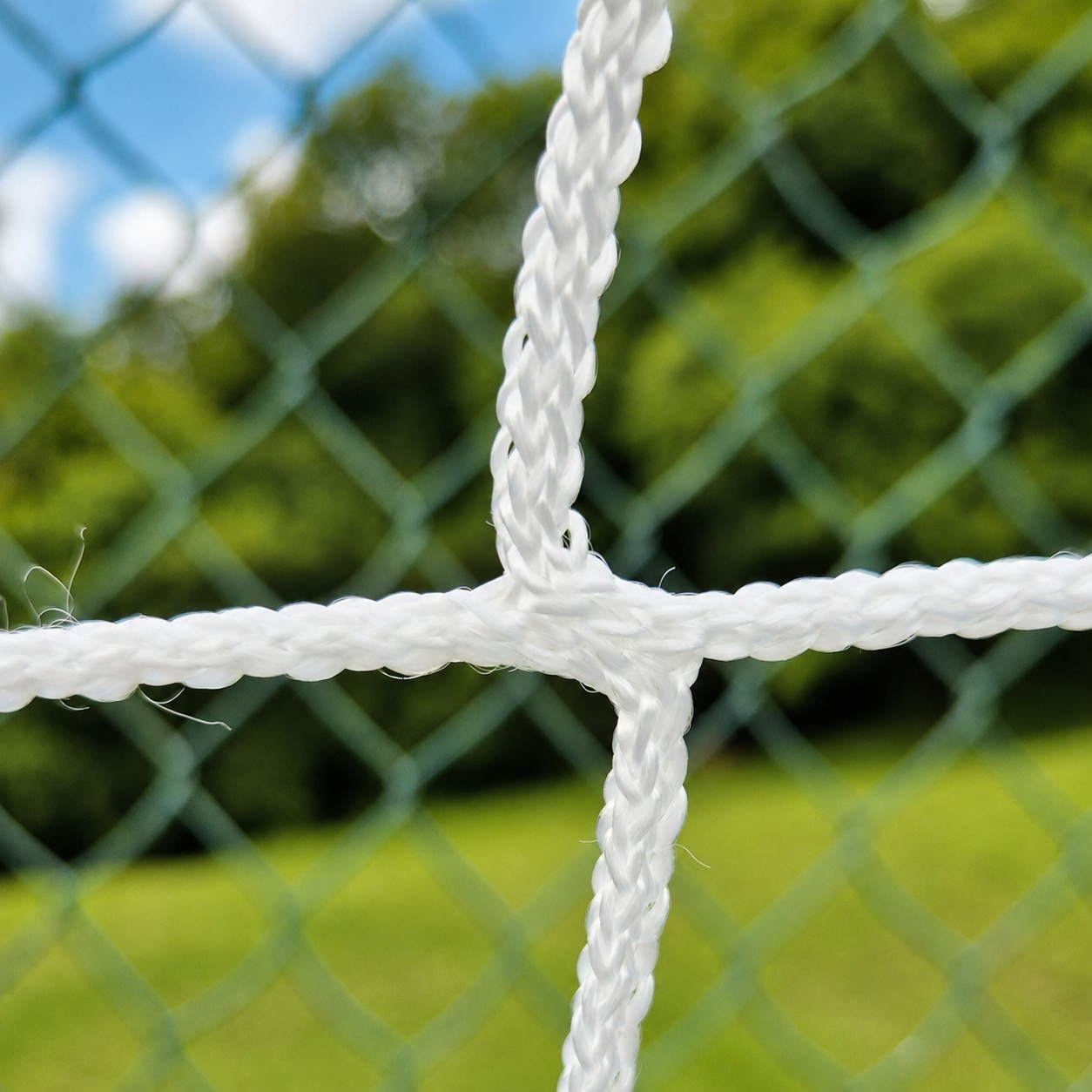Par de Rede para Trave, Gol Futsal, Futebol de Salão Seda Véu