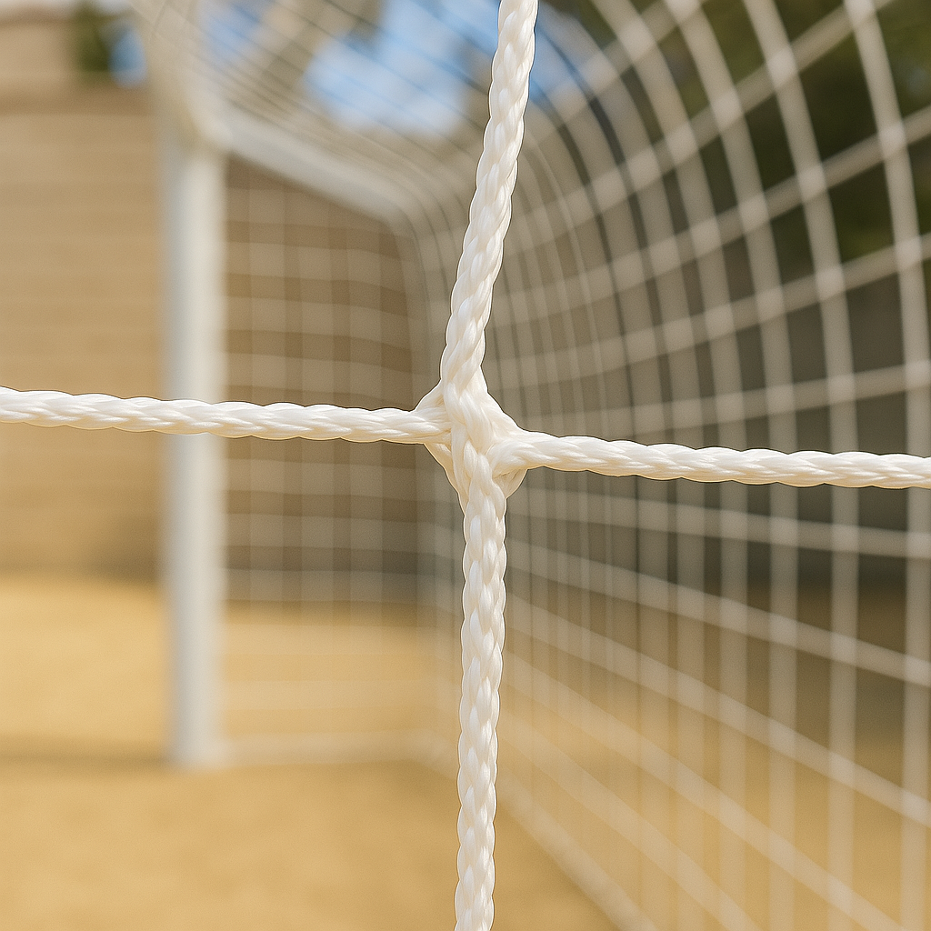 Par de Redes para Trave de Futebol de Areia, Beach Soccer Véu Seda