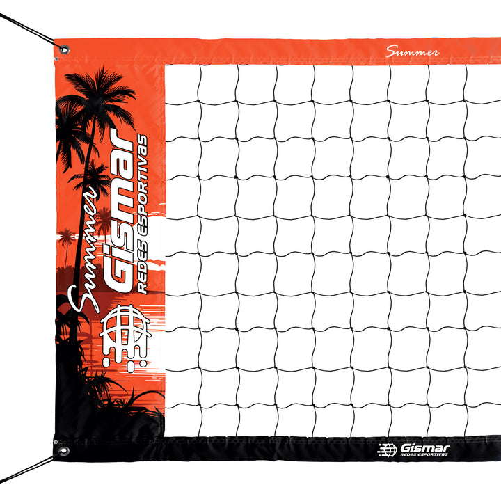 Rede de Futevôlei Oficial Summer Orange Sunset - Gismar Redes