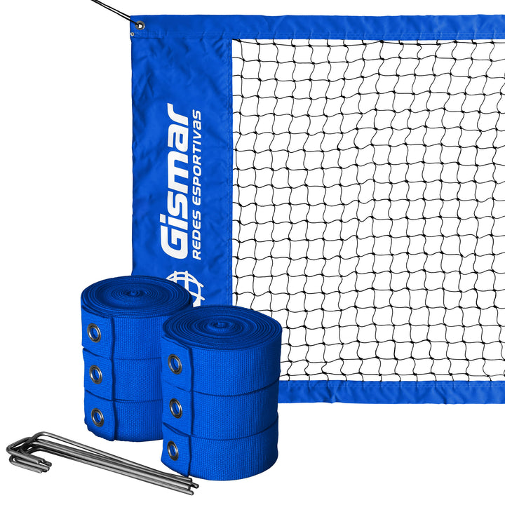 Kit Beach Tennis - Rede Oficial Pro + Fita de Marcação - Gismar Redes