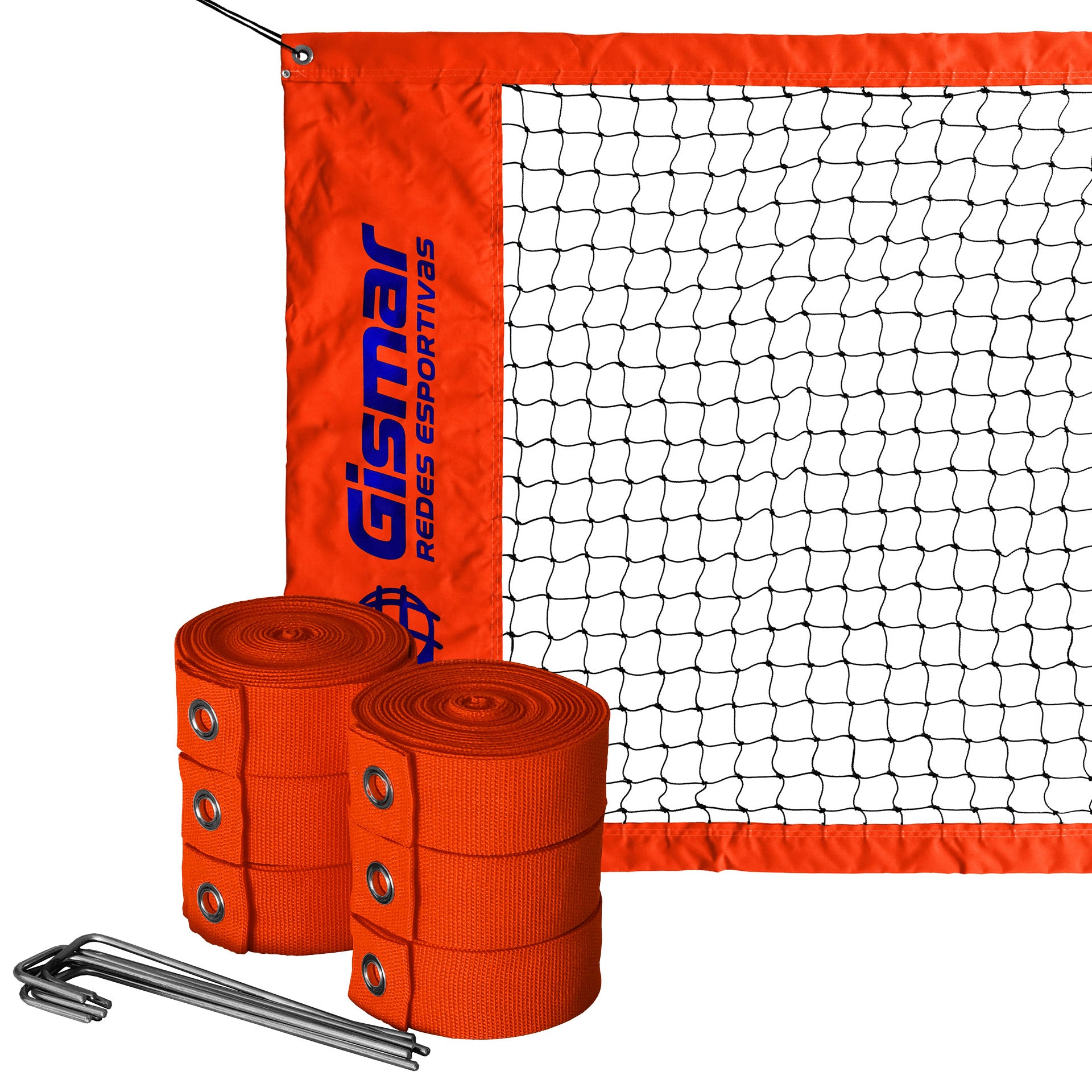 Kit Beach Tennis - Rede Oficial Pro + Fita de Marcação - Gismar Redes