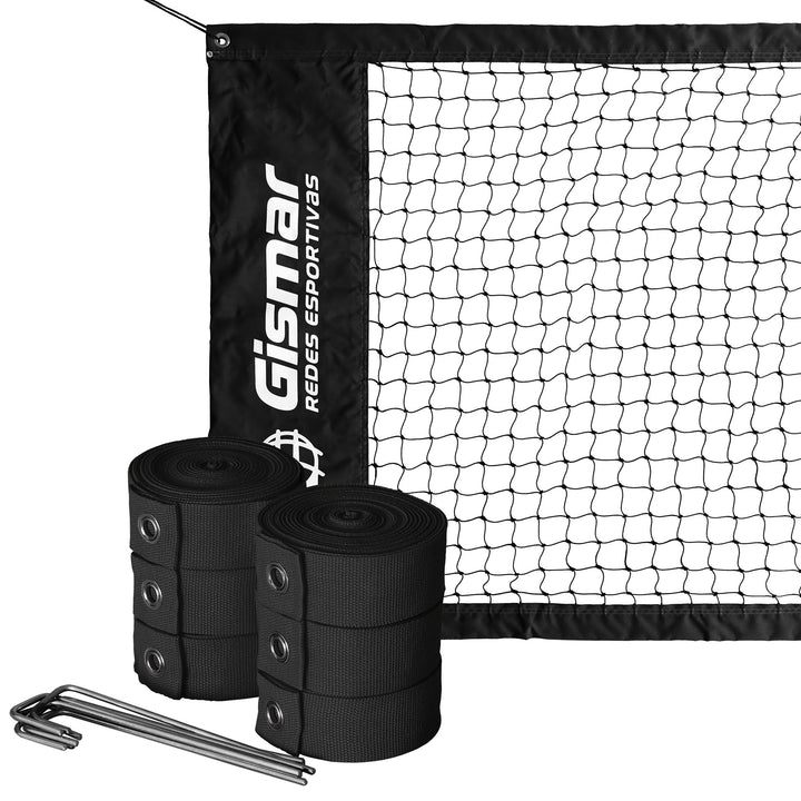 Kit Beach Tennis - Rede Oficial Pro + Fita de Marcação - Gismar Redes