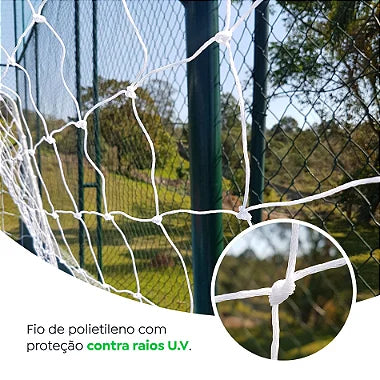 Par de Rede para Trave, Gol Futebol de Campo Nylon Caixote - Gismar Redes