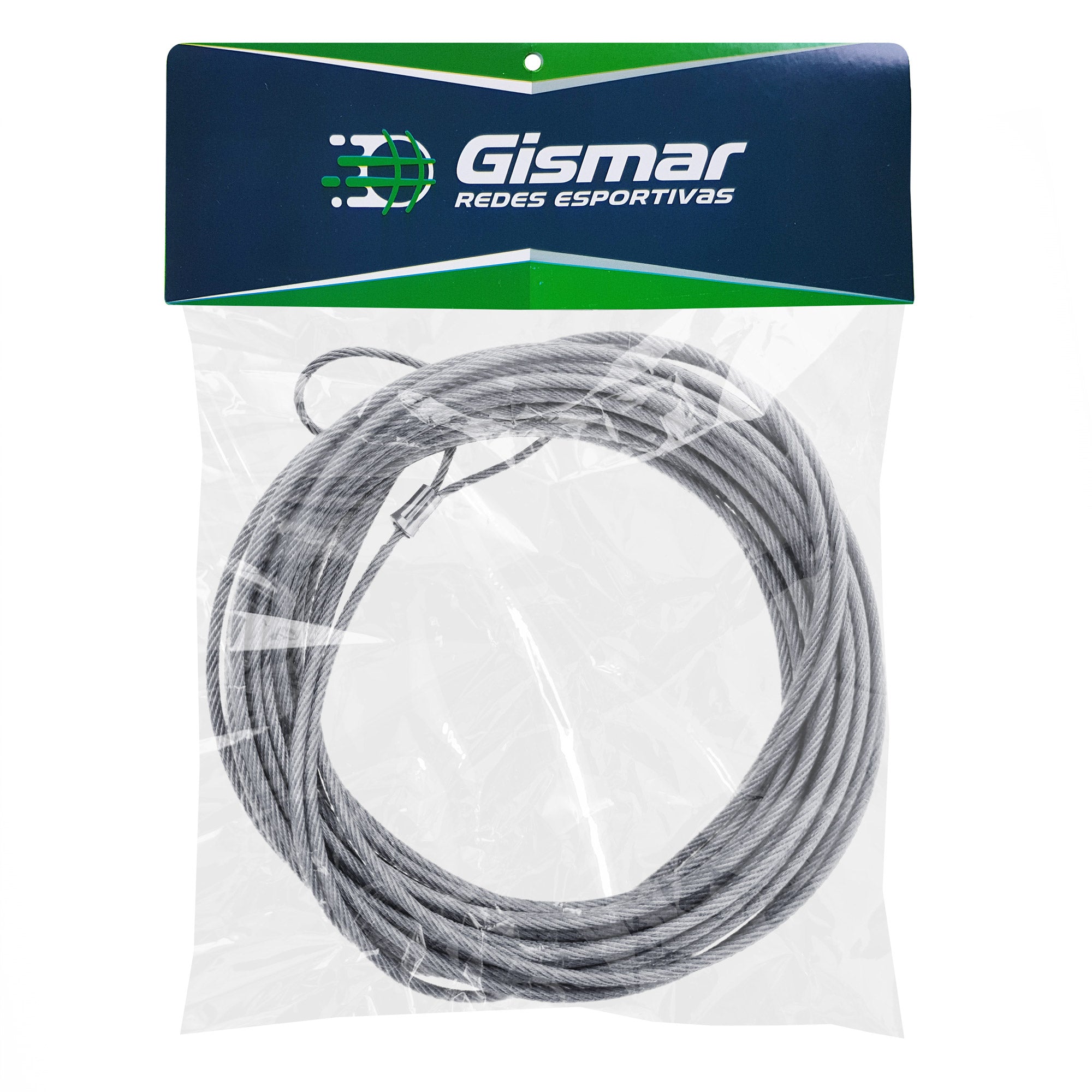 Cabo de Aço para Rede de Tênis Plastificado - Gismar Redes