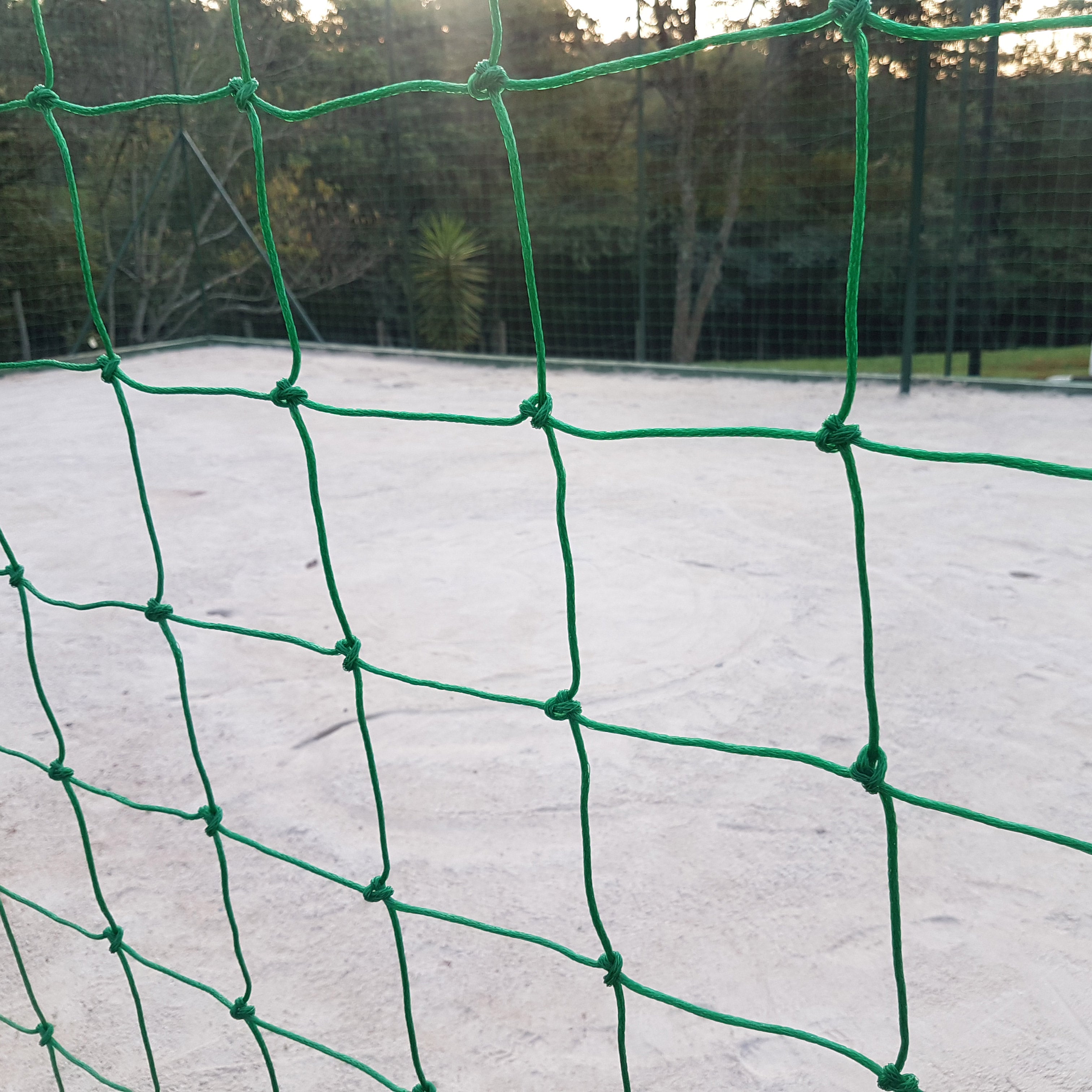 Rede de Proteção Esportiva para Campo de Futebol e Society - Cobertura - Nylon - Gismar Redes